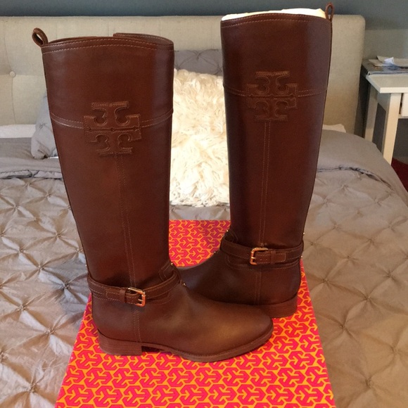 New Tory Burch Blaire Riding Boots - Picture 3 of 6